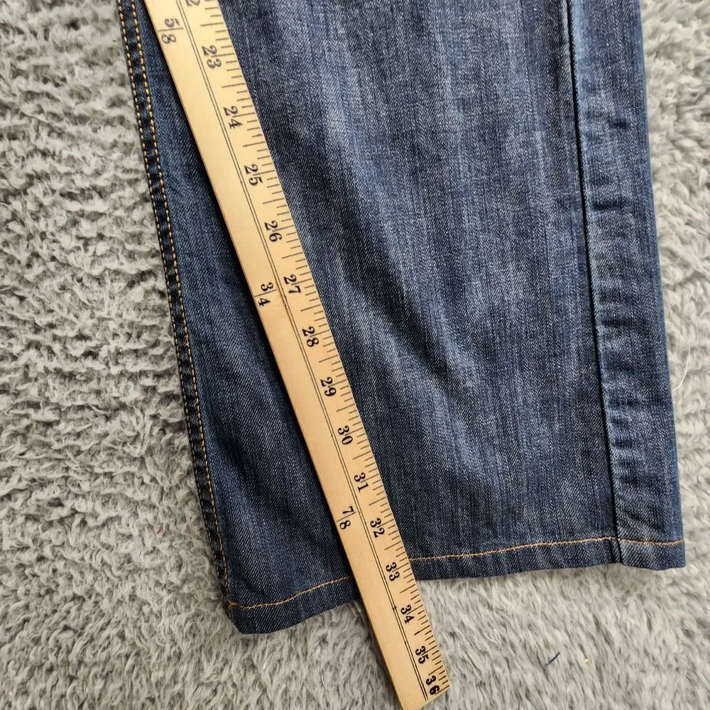 Levis 527 Bootcut Jeans Mens 36x36 (Fits as 36x33) Blue Whiskered Cowboy Western